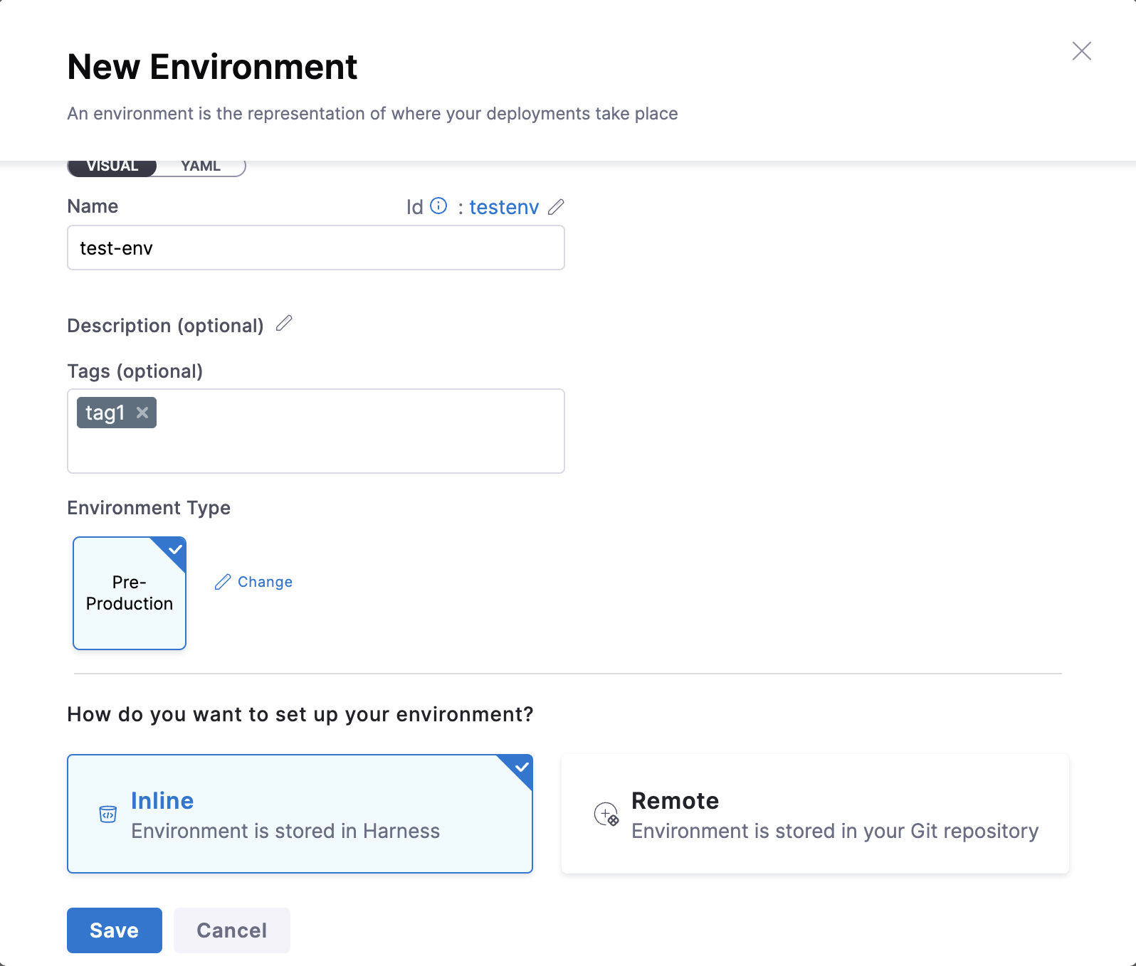 tag environments